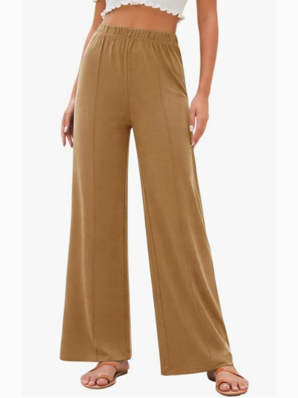 Wide Leg Modal Wrinkle-Resistant Casual Pants